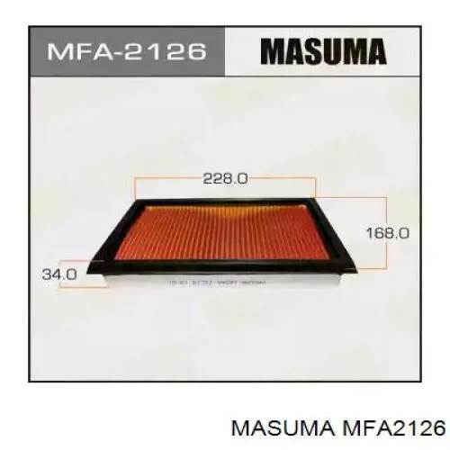 Воздушный фильтр MFA2126 Masuma