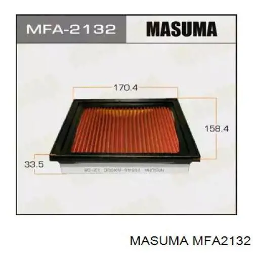 Воздушный фильтр MFA2132 Masuma