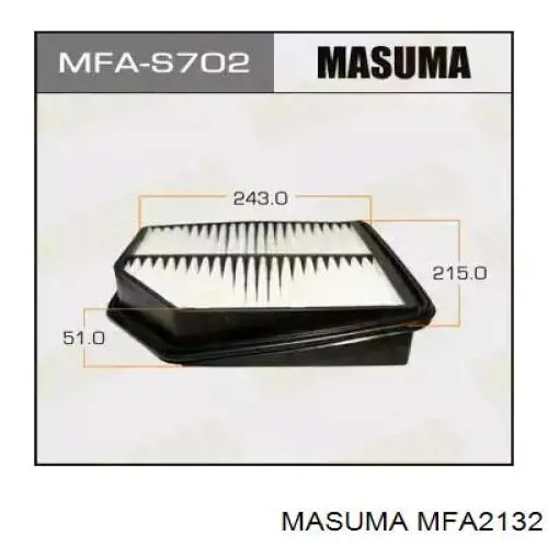 MFA2132 Masuma Воздушный фильтр двигателя