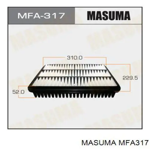 MFA317 Masuma воздушный фильтр