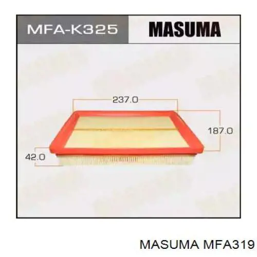 Элемент воздушного фильтра Masuma MFA319 цена, от 3.91 USD