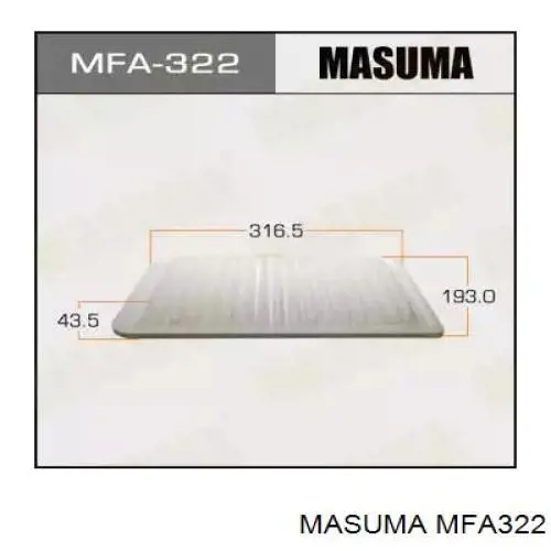 MFA322 Masuma воздушный фильтр