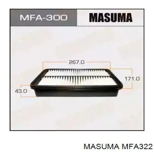 Купить MFA322 Masuma Автомобильный фильтр воздуха