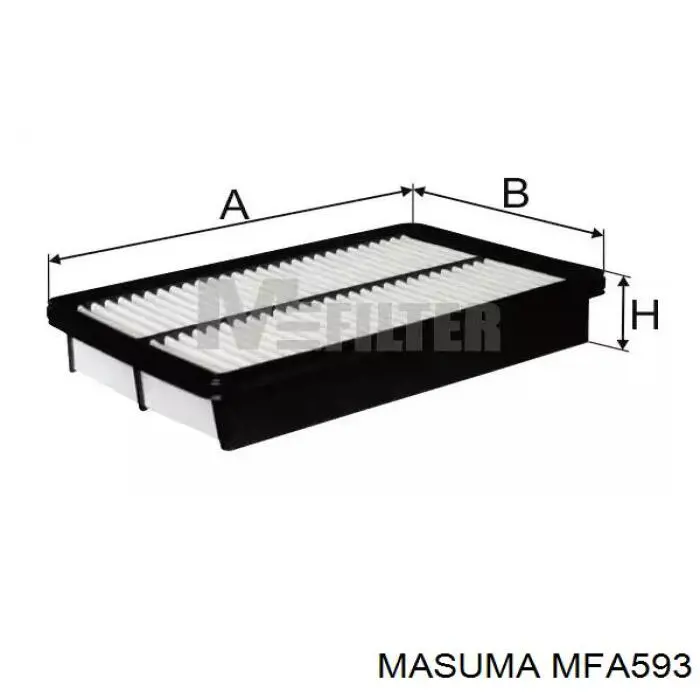 Элемент воздушного фильтра Masuma MFA593 цена, от 3.74 USD