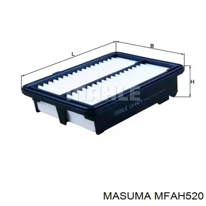 MFAH520 Masuma Воздушный фильтр двигателя