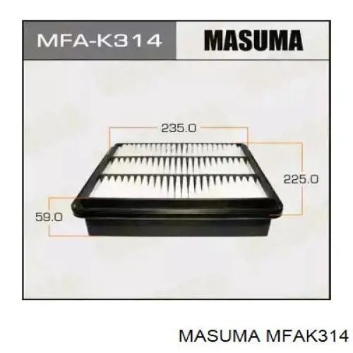 MFAK314 Masuma воздушный фильтр