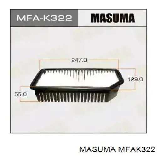 MFAK322 Masuma воздушный фильтр