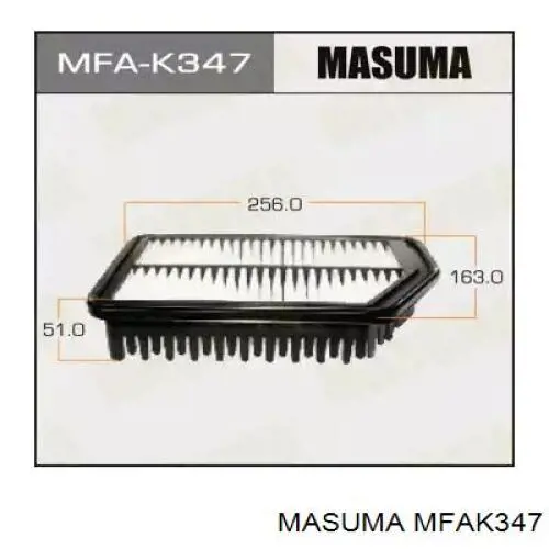 MFAK347 Masuma воздушный фильтр