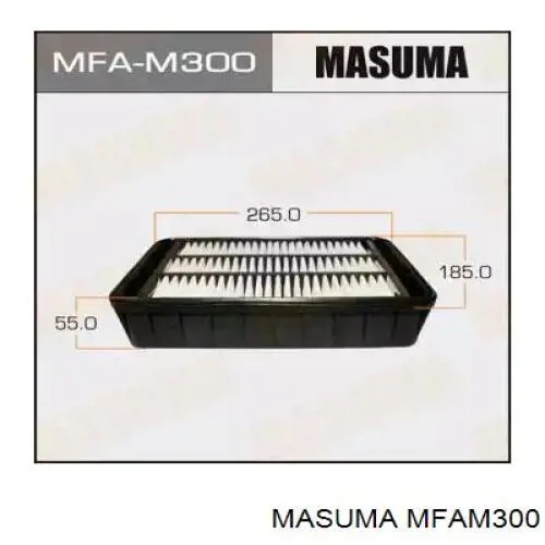 MFAM300 Masuma воздушный фильтр