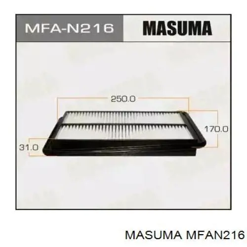 MFAN216 Masuma воздушный фильтр