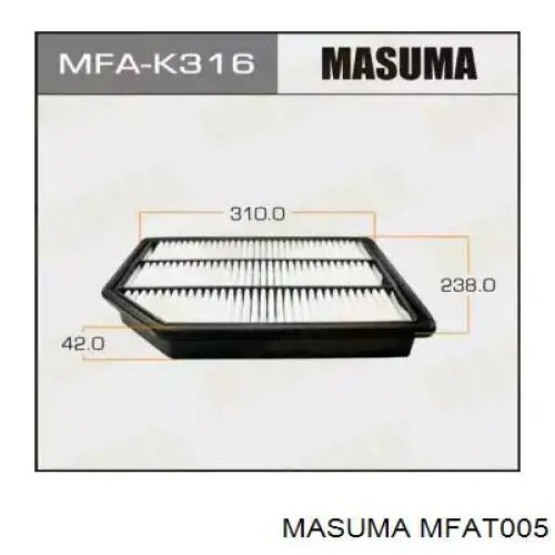Воздушный фильтр MFAT005 Masuma