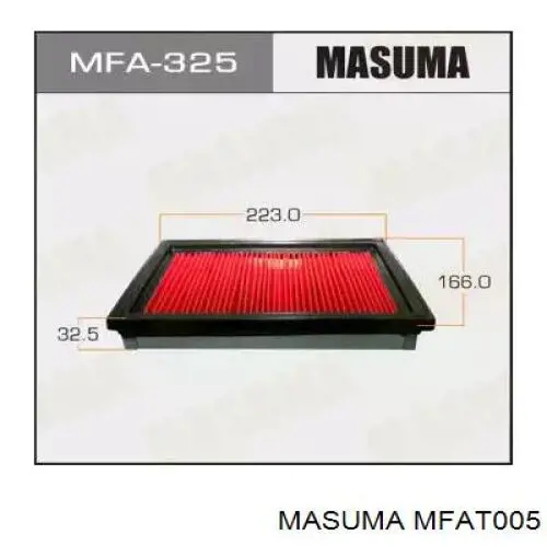 MFAT005 Masuma Воздушный фильтр двигателя