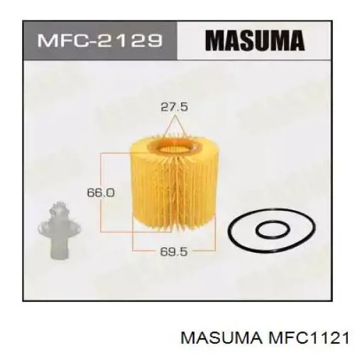Фильтр очистки масла центробежный Masuma MFC1121 цена, от 4.24 USD
