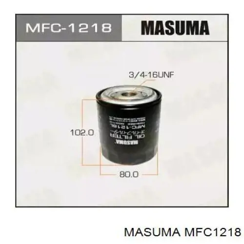 Масляный фильтр MFC1218 Masuma