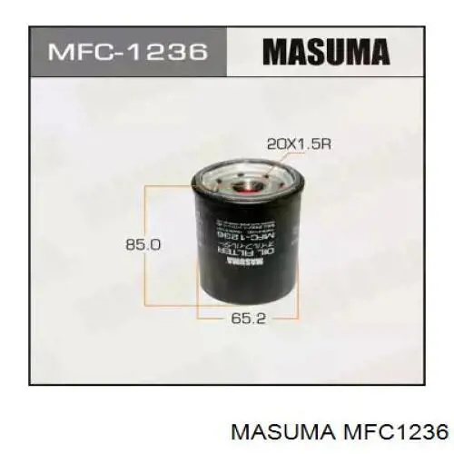 Фильтр масляный Masuma MFC1236