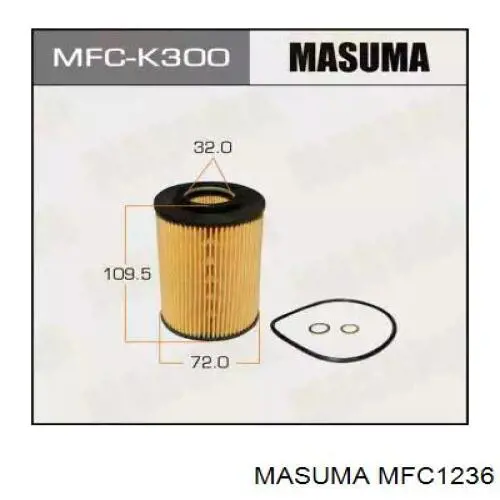 Фильтр очистки масла центробежный Masuma MFC1236 цена, от 5.06 USD