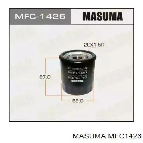 Фильтр масляный Masuma MFC1426