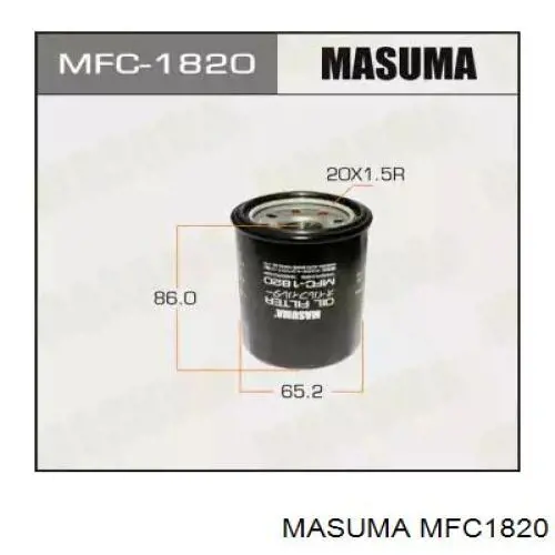 MFC1820 Masuma масляный фильтр