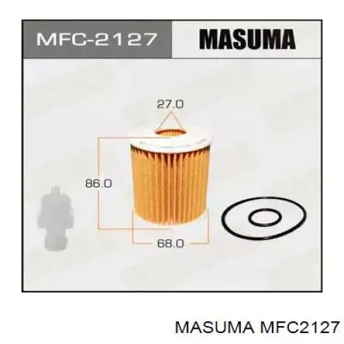 MFC2127 Masuma масляный фильтр