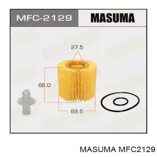 Фильтр масляный Masuma MFC2129