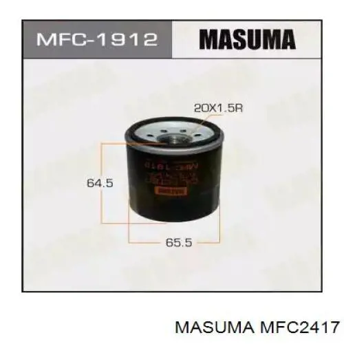 Фильтр очистки масла центробежный Masuma MFC2417 цена, от 8.17 USD