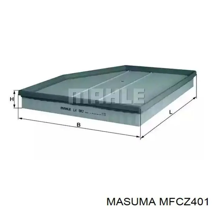 MFCZ401 Masuma Масляный фильтр двигателя