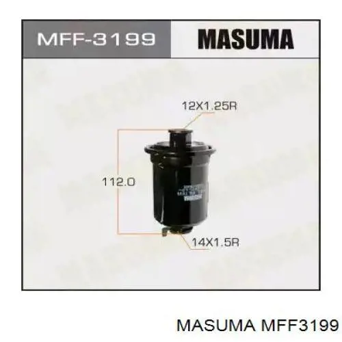 Топливный фильтр MFF3199 Masuma