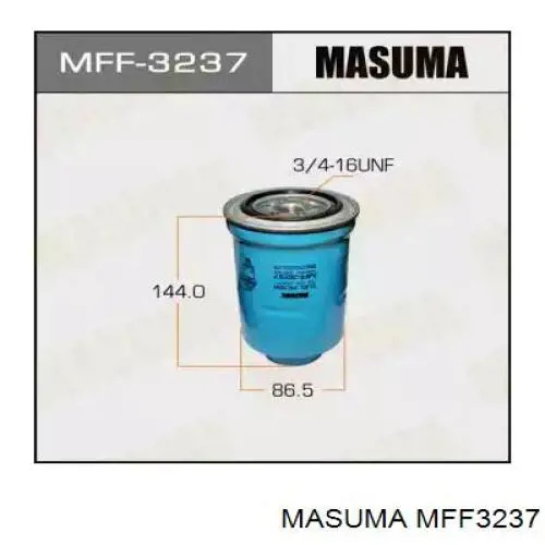 Топливный фильтр MFF3237 Masuma