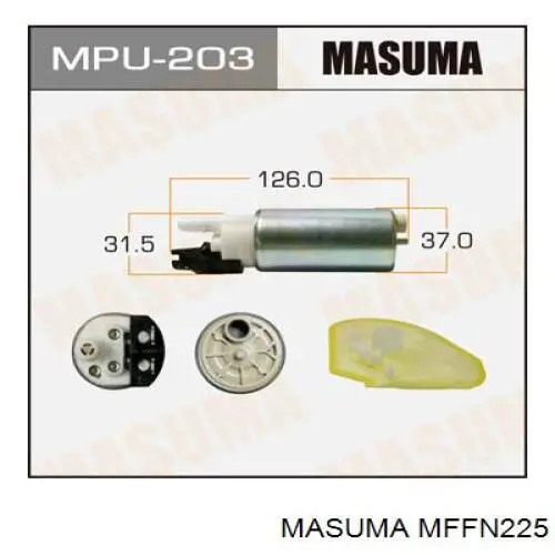 Compre MFFN225 Masuma Módulo de bomba de combustível com sensor do nível de combustível