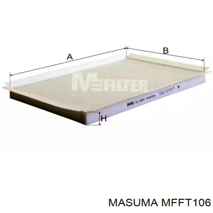 Фильтр тонкой очистки топлива Masuma MFFT106 цена, от 7.81 USD