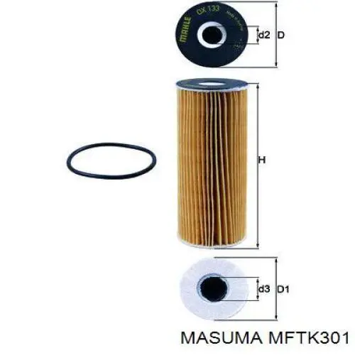 Фильтр АКПП MFTK301 Masuma