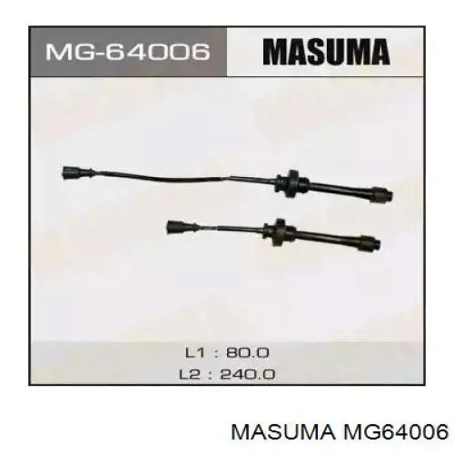 Провода высоковольтные, комплект Masuma MG64006