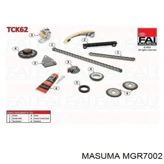 Комплект цепи ГРМ MGR7002 Masuma
