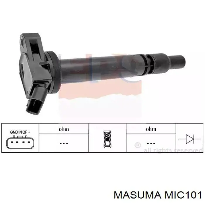 MIC101 Masuma Катушка зажигания
