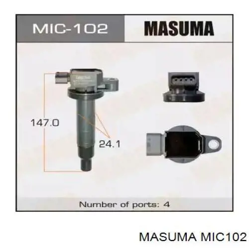 Катушка зажигания MIC102 Masuma