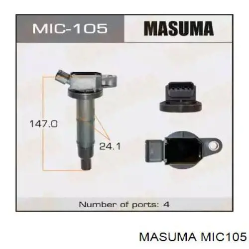 MIC105 Masuma катушка