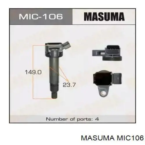 MIC106 Masuma катушка