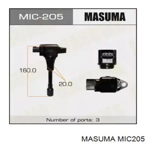 Катушка зажигания MIC205 Masuma