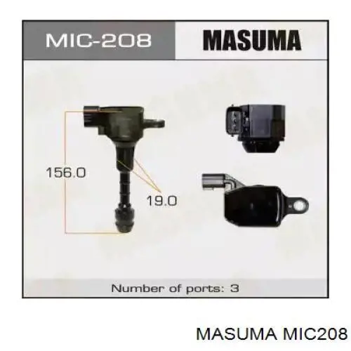 Катушка зажигания MIC208 Masuma