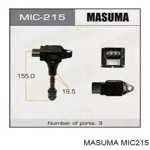 Катушка зажигания MIC215 Masuma