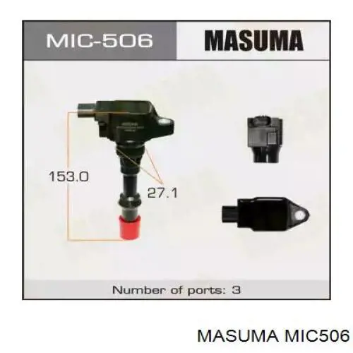 Катушка зажигания MASUMA MIC506