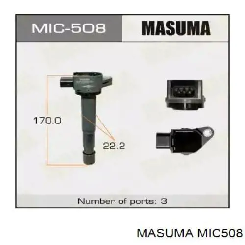 Катушка зажигания MIC508 Masuma