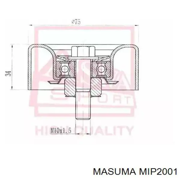 Паразитный ролик MIP2001 Masuma