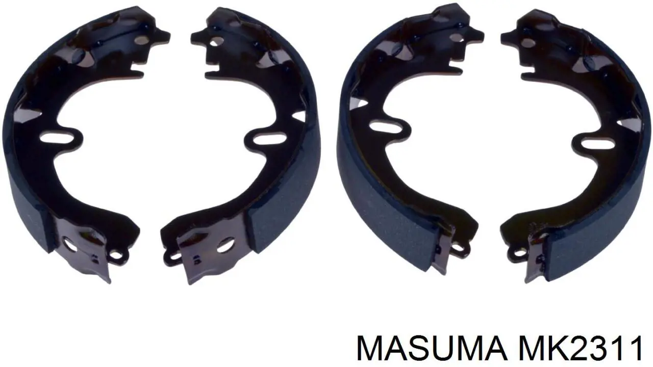 Колодки тормозные задние барабанные Masuma MK2311