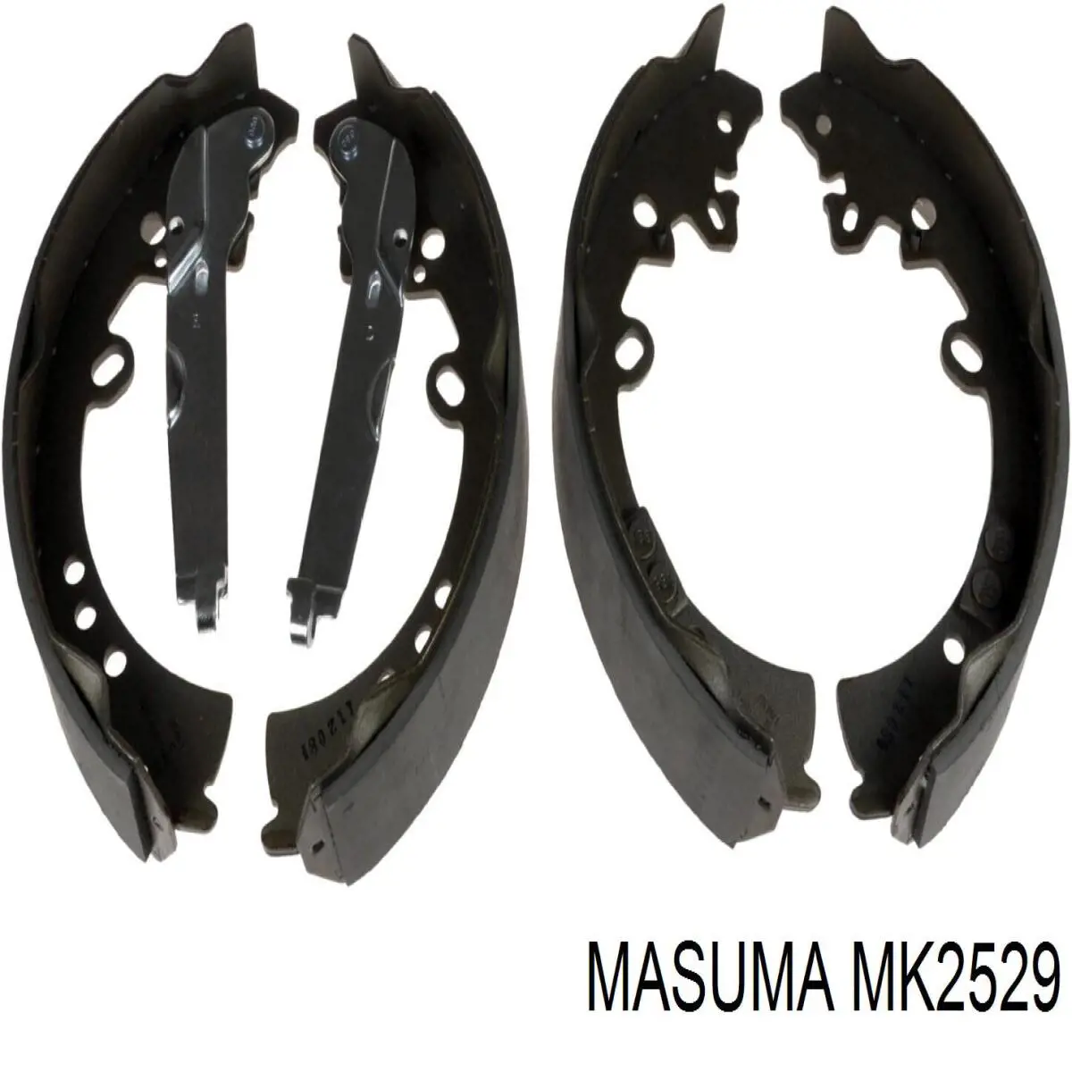 Тормоза рабочие задние ножные и тормозные барабаны Masuma MK2529 цена, от 43.72 USD
