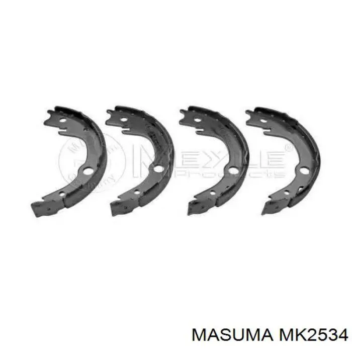 Колодки ручника/стоянкового гальма MK2534 Masuma