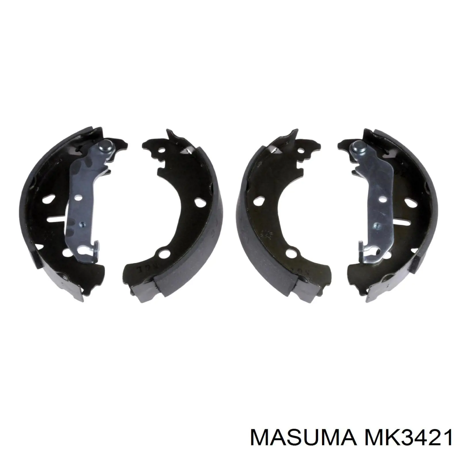 MK3421 Masuma колодки тормозные задние барабанные