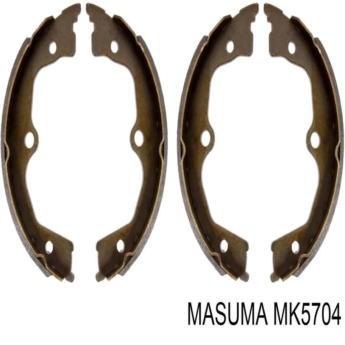 MK5704 Masuma колодки ручника