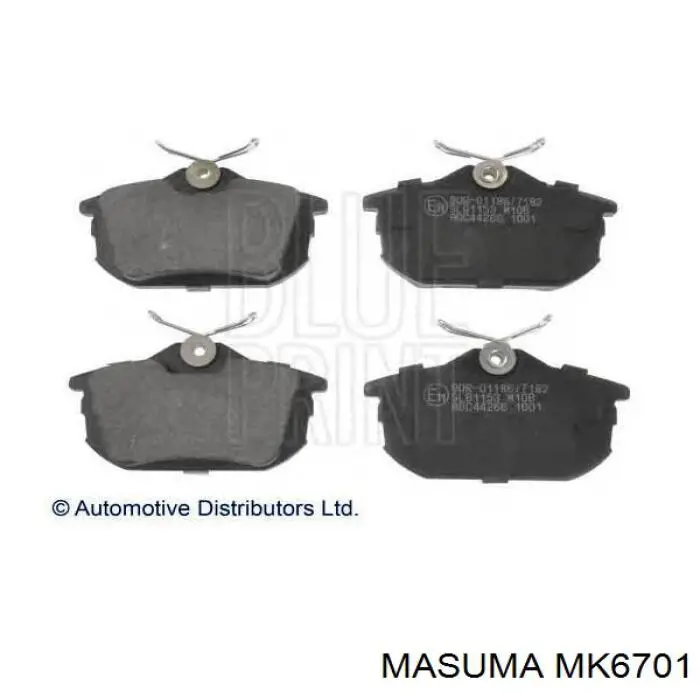 MK6701 Masuma Барабанные тормозные колодки