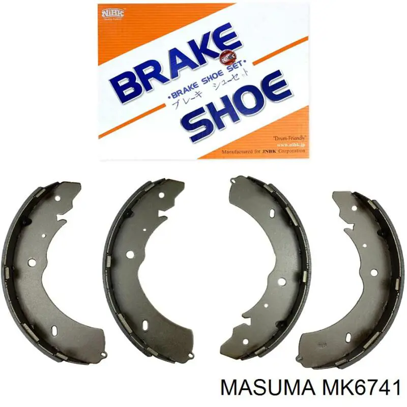 Тормоза рабочие задние ножные и тормозные барабаны Masuma MK6741 цена, от 37.38 USD